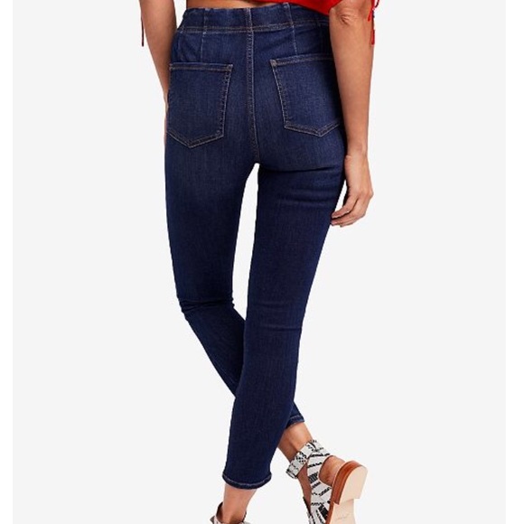 Free people high rise skinny jeans - Picture 2 of 2